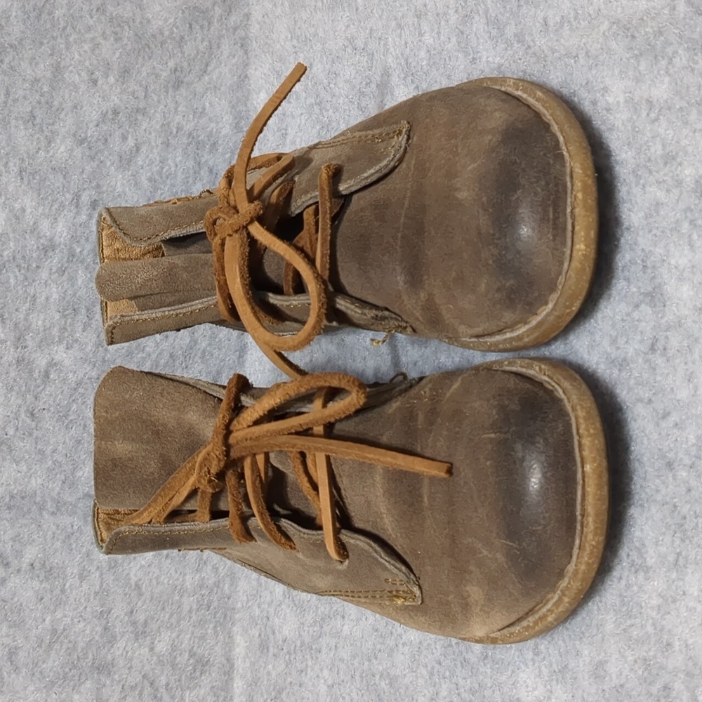 Born Cele Leather Booties Dustressed Round Toe Women's Size 6 - Picture 2 of 8